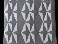 white grey non woven geometric wallpaper