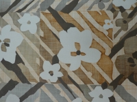 Vintage wallpaper brown grey flowers