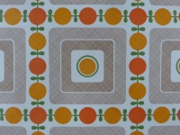 orange brown geometric wallpaper