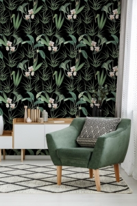 Premium wallpaper Palm Springs Anthracite