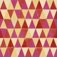 Circus pattern yellow red