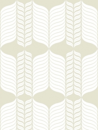 figure blanc sur un fond gris/beige