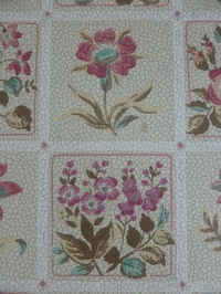 flowers in tiles