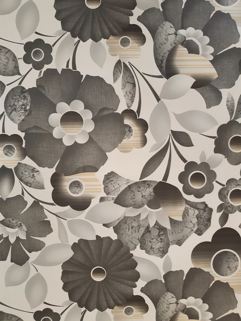 Grey Big Flower Wallpaper : Please contact us if you want to publish a