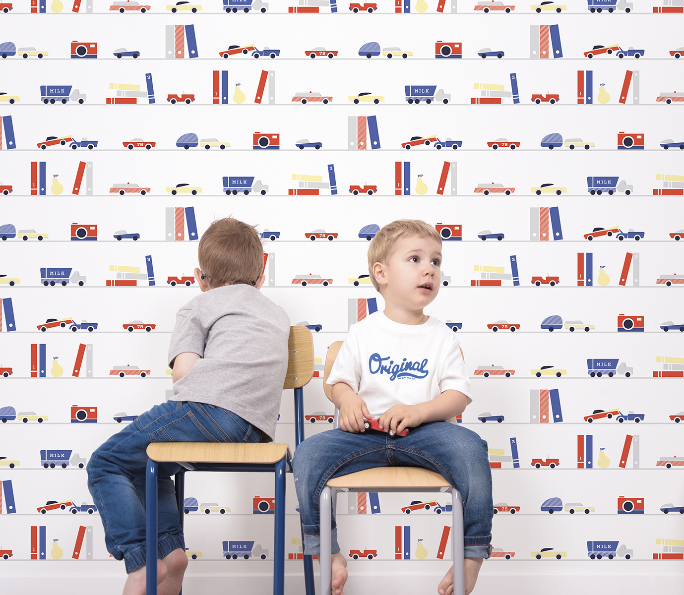 Lilipinso Wallpaper Vintage Boys Room Funkywalls De Webshop