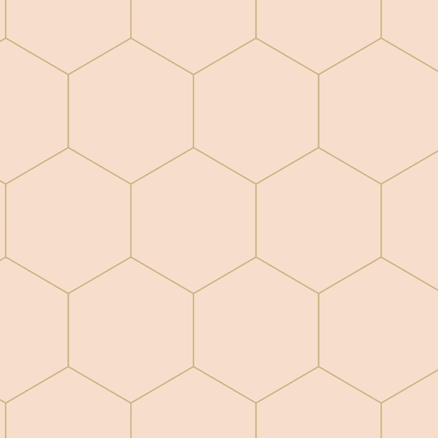 het formulier de ober complexiteit Beige-goud honinggraat behang - Funkywalls - Dé webshop voor vintage en  modern behang