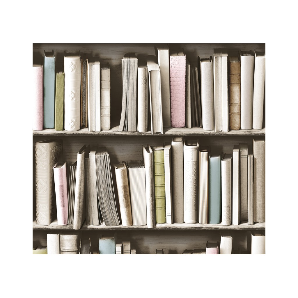 vintage boekenkast behang - Funkywalls - Dé webshop voor vintage en ... vintage boekenkast behang - Funkywalls - Dé webshop voor vintage en ...