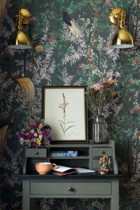 Premium wallpaper Royal Garden green