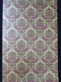 bronze bordeaux medallion wallpaper