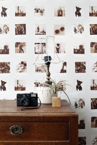 ESTA wallpaper polaroid pictures black and white