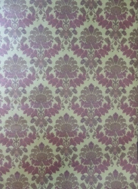 bronze bordeaux medallion wallpaper