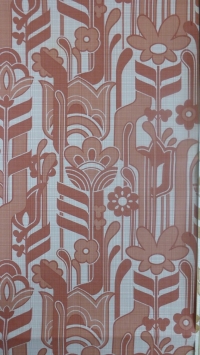 vintage red floral wallpaper