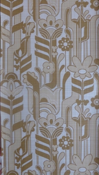 vintage brown floral wallpaper