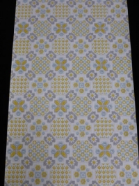 blauw geel grijze bloemen