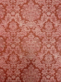 rood medaillon vintage behang