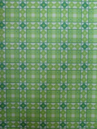 papier peint vintage fleurs vert