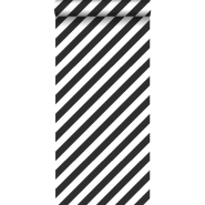 ESTA wallpaper black and white diagonal stripes