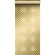 ESTA wallpaper gold with white dots