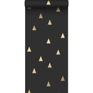 ESTA wallpaper black with golden triangles