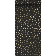 ESTA wallpaper black and gold terrazzo