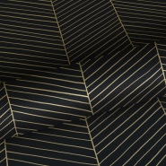 ESTA wallpaper black and gold herringbone