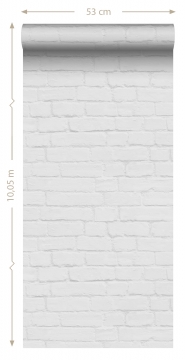 Grey bricks wallpaper