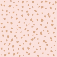 Papier peint terrazzo rose et brun