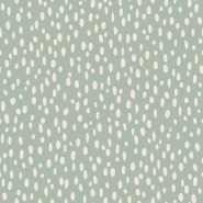 ESTA wallpaper mint green with white dots