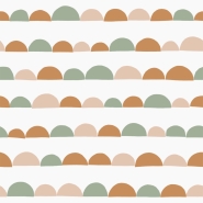 ESTA wallpaper graphic design pink, orange and mint green