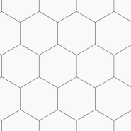 Black and white hexagon wallpaper