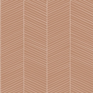 Papier peint à chevrons terracotta