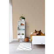 ESTA behang warm beige linnenstructuur