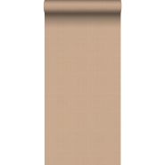 papier peint à structure de lin terracotta clair ESTA