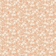 ESTA wallpaper with little flowers in terracotta