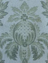 green damask wallpaper