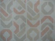 pink grey beige geometric figures in lines