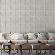 English wood panelling imitation wallpaper Mastic