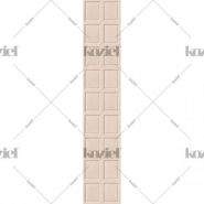 Papier peint boiserie anglais  - Café crème
