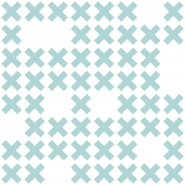 LAVMI wallpaper System blue crosses