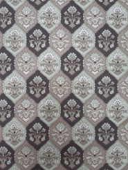 Papier peint vintage vert et marron