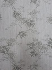 Papier peint vintage avec fougères