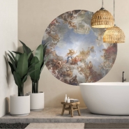 Rond behang Plafond van Versailles