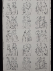Mintgreen fifties wallpaper bourgeoisie