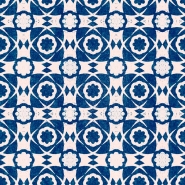 Premium wallpaper Aegean Tiles Indigo