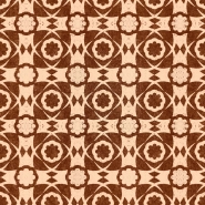 Papier peint de luxe Aegean Tiles brun