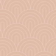 Papier peint arches rose foncé-blanc