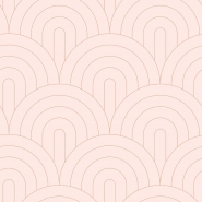 Pink with golden arches art deco wallpaper
