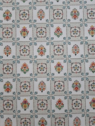 Tegelpatroon vintage geometrisch behang