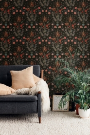 Premium wallpaper Gypsy Anthracite