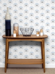 LAVMI behang Fluff blauw-grijs